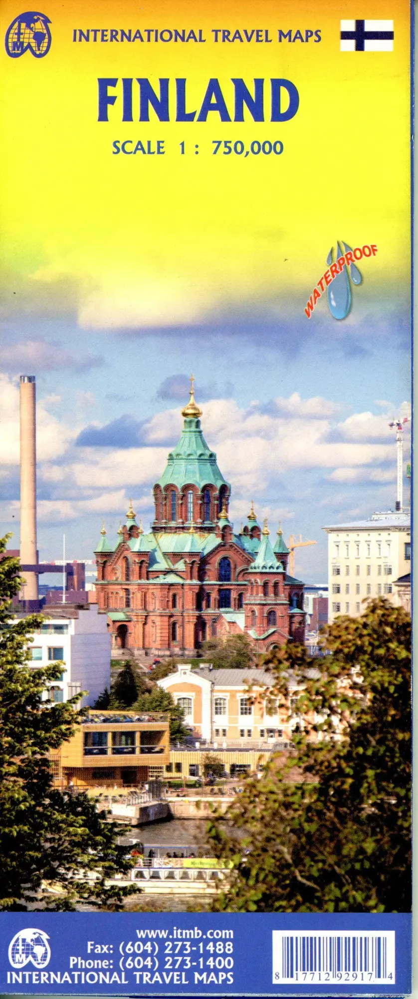 Cover: 9781771292917 | Finland | ITM Map 1:750000 | (Land-)Karte | ITM Map | Englisch | 2025