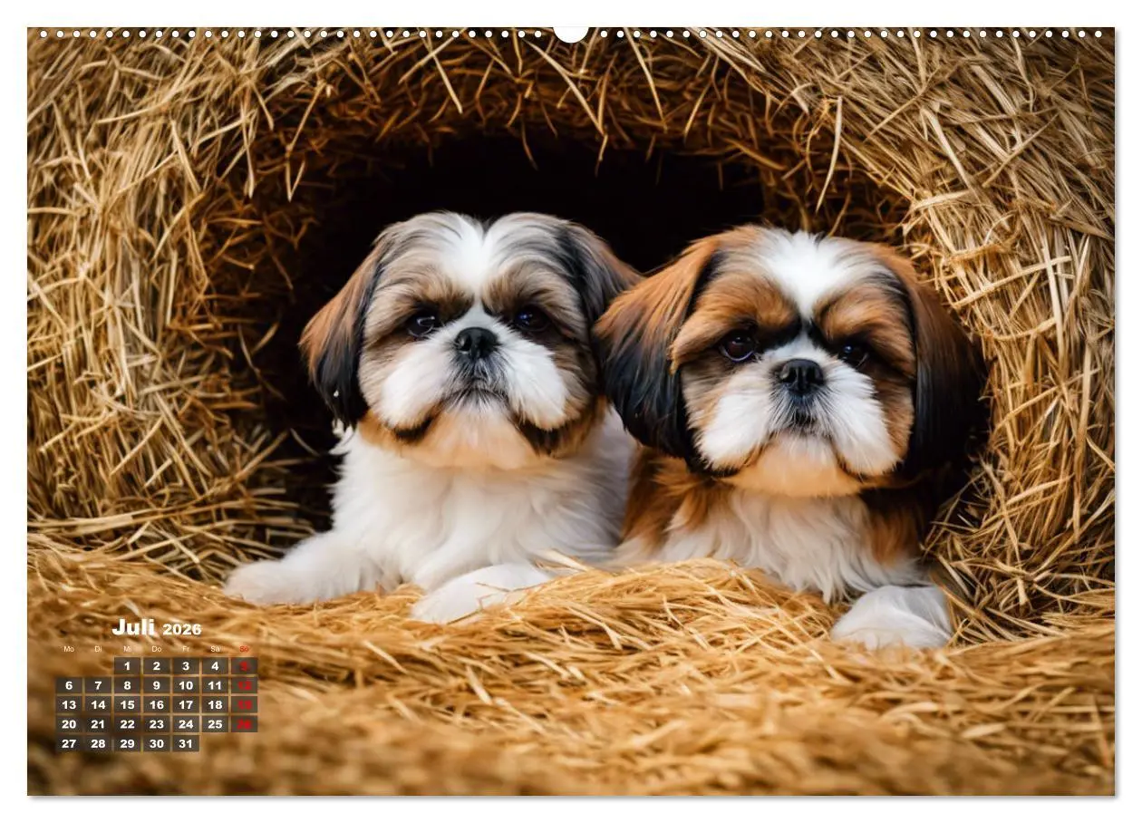 Bild: 9783457402917 | Shih Tzu - der wuschelige Hund aus Tibet (Wandkalender 2026 DIN A2...