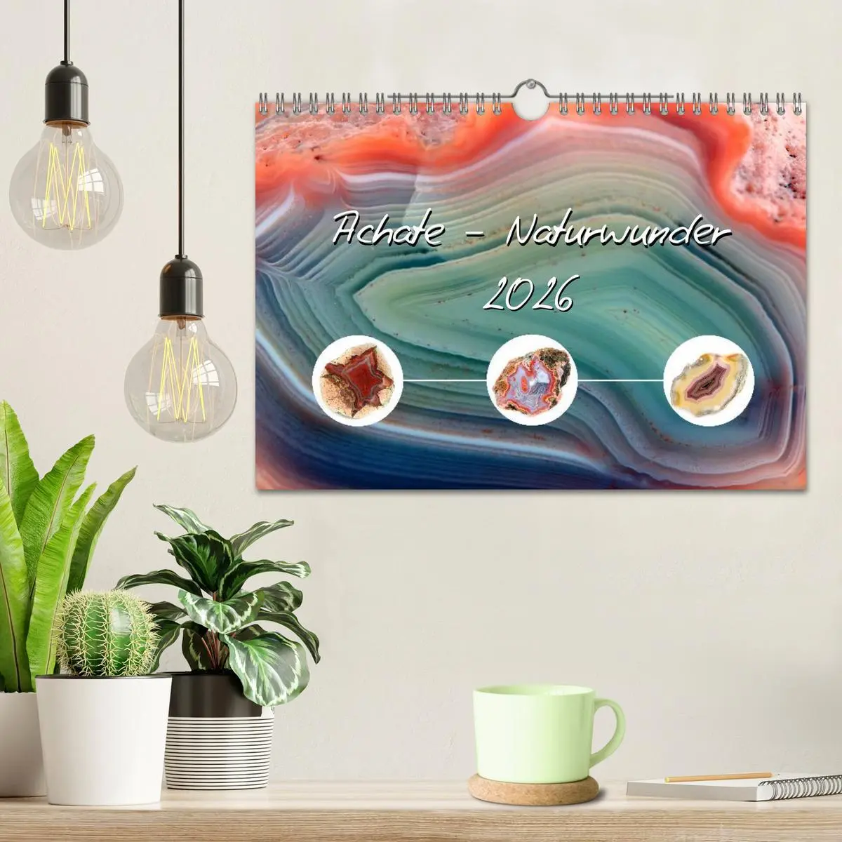 Bild: 9783457952917 | Achate - Naturwunder (Wandkalender 2026 DIN A4 quer), CALVENDO...