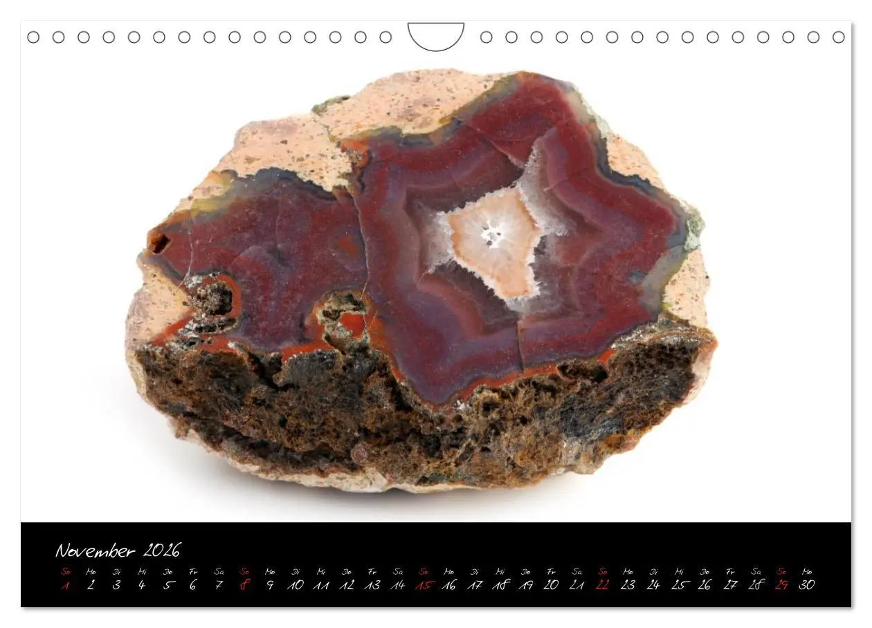 Bild: 9783457952917 | Achate - Naturwunder (Wandkalender 2026 DIN A4 quer), CALVENDO...