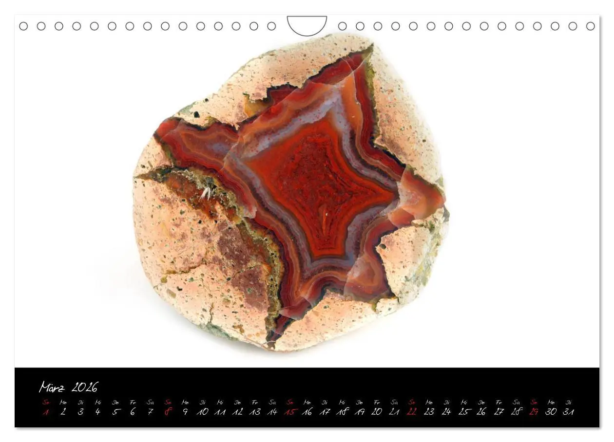 Bild: 9783457952917 | Achate - Naturwunder (Wandkalender 2026 DIN A4 quer), CALVENDO...