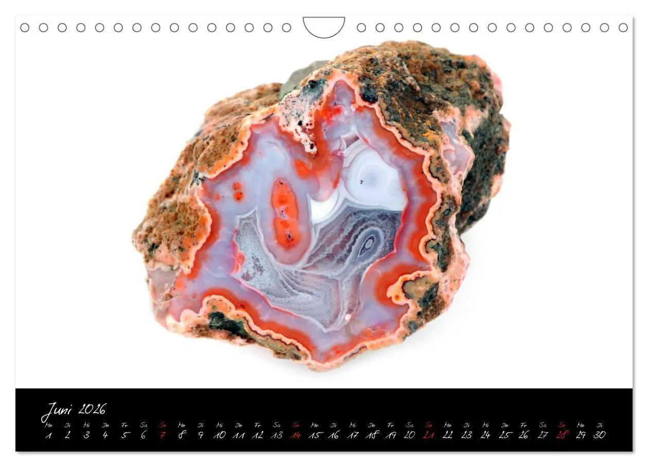 Bild: 9783457952917 | Achate - Naturwunder (Wandkalender 2026 DIN A4 quer), CALVENDO...