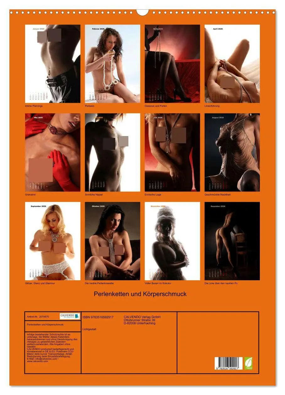 Bild: 9783516592917 | Perlenketten und Körperschmuck (Wandkalender 2026 DIN A2 hoch),...