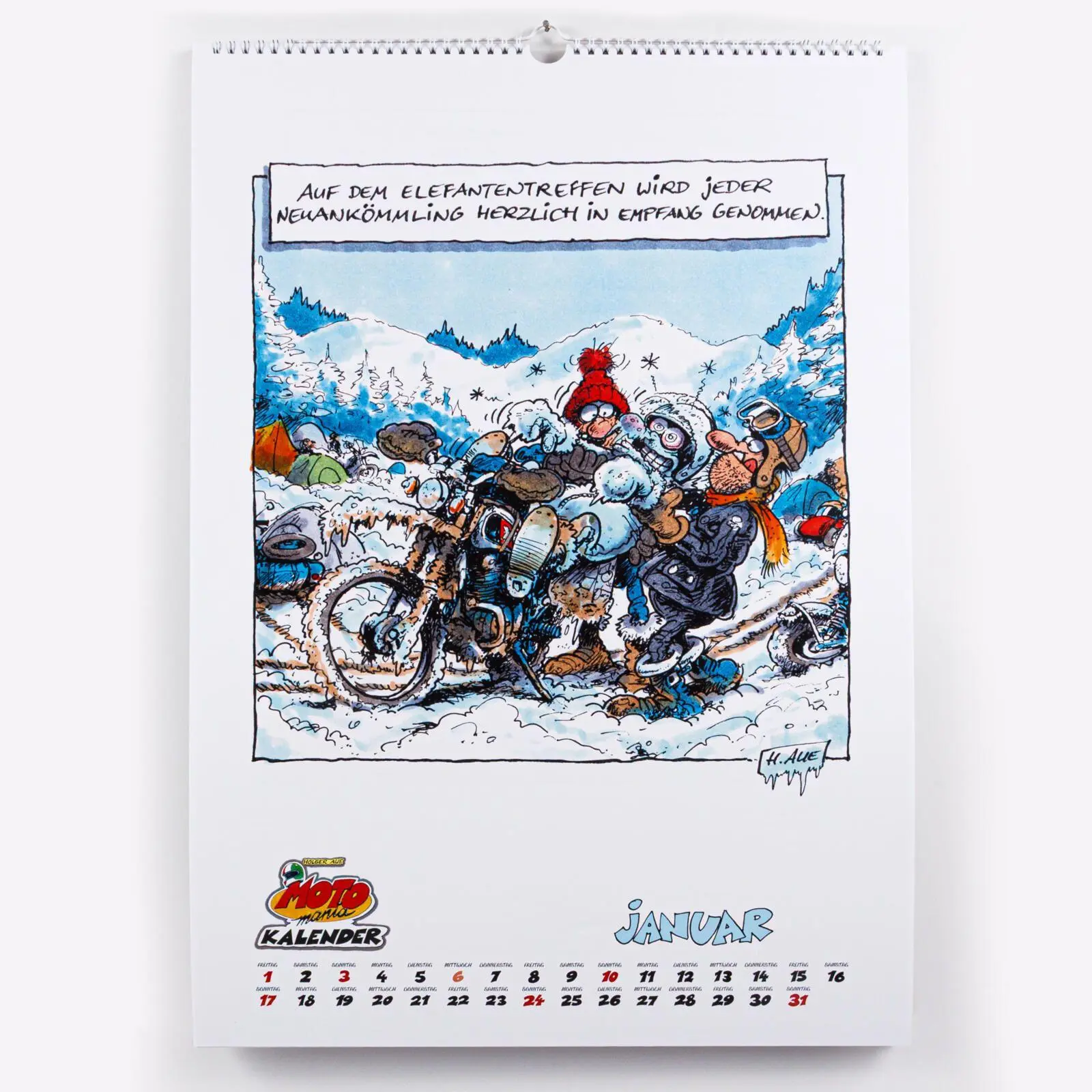 Bild: 9783830322917 | MOTOmania Kalender 2027: Monatskalender im Großformat | Holger Aue