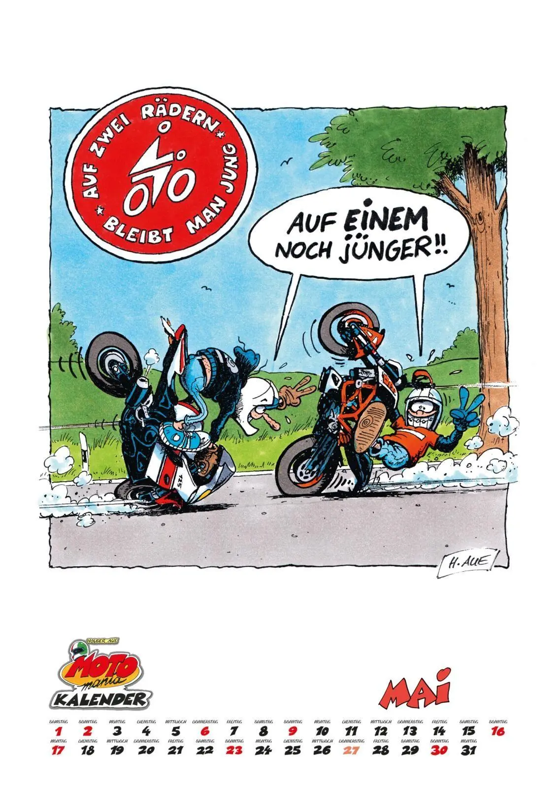Bild: 9783830322917 | MOTOmania Kalender 2027: Monatskalender im Großformat | Holger Aue