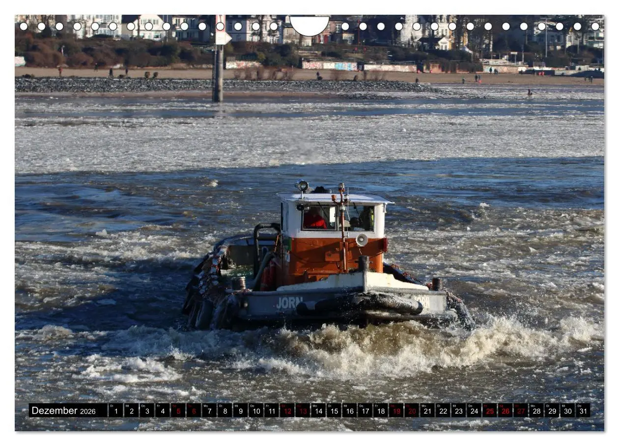 Bild: 9783457603017 | Shipspotting Hamburg (Wandkalender 2026 DIN A4 quer), CALVENDO...
