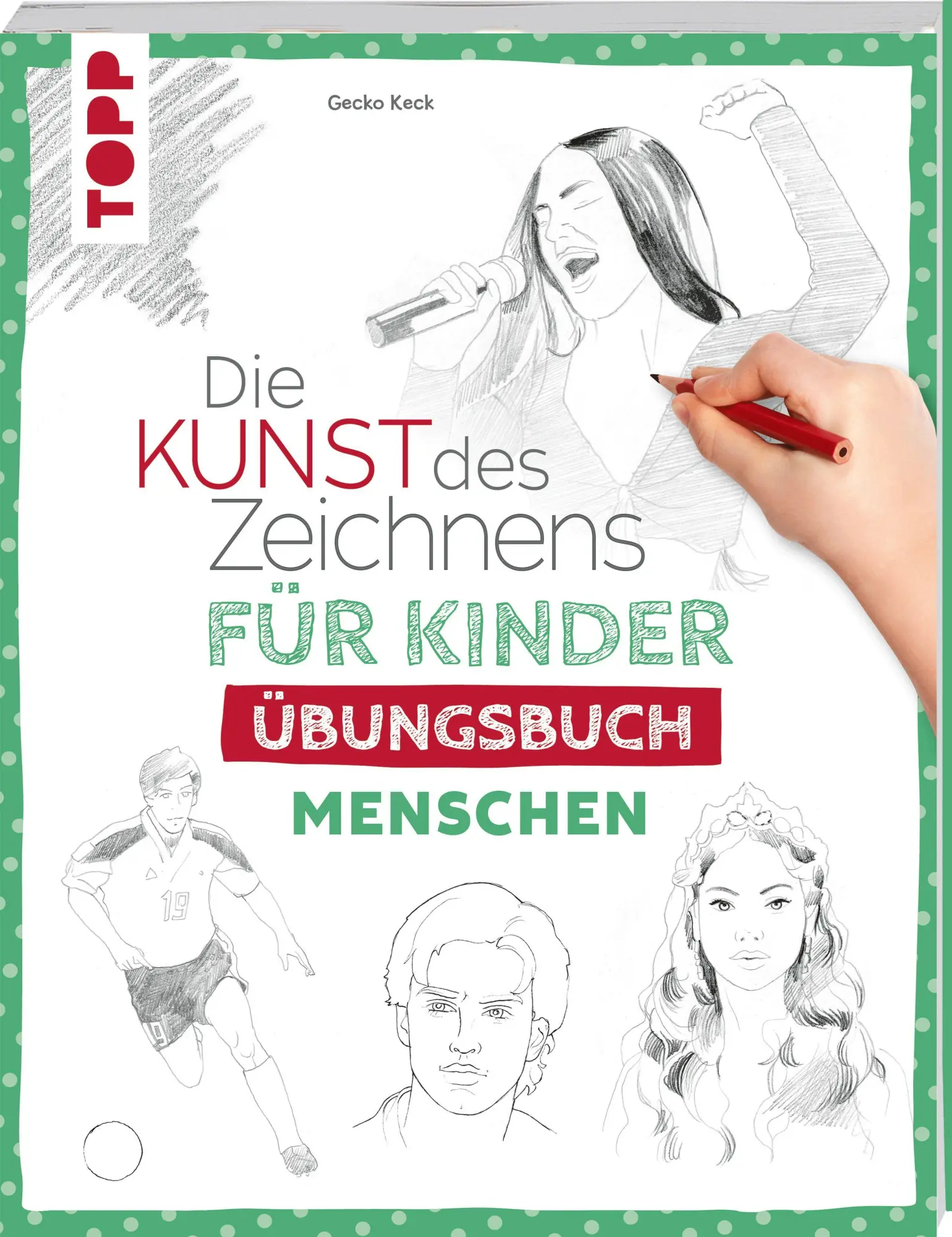 Cover: 9783735893017 | Die Kunst des Zeichnens für Kinder Übungsbuch - Menschen | Gecko Keck