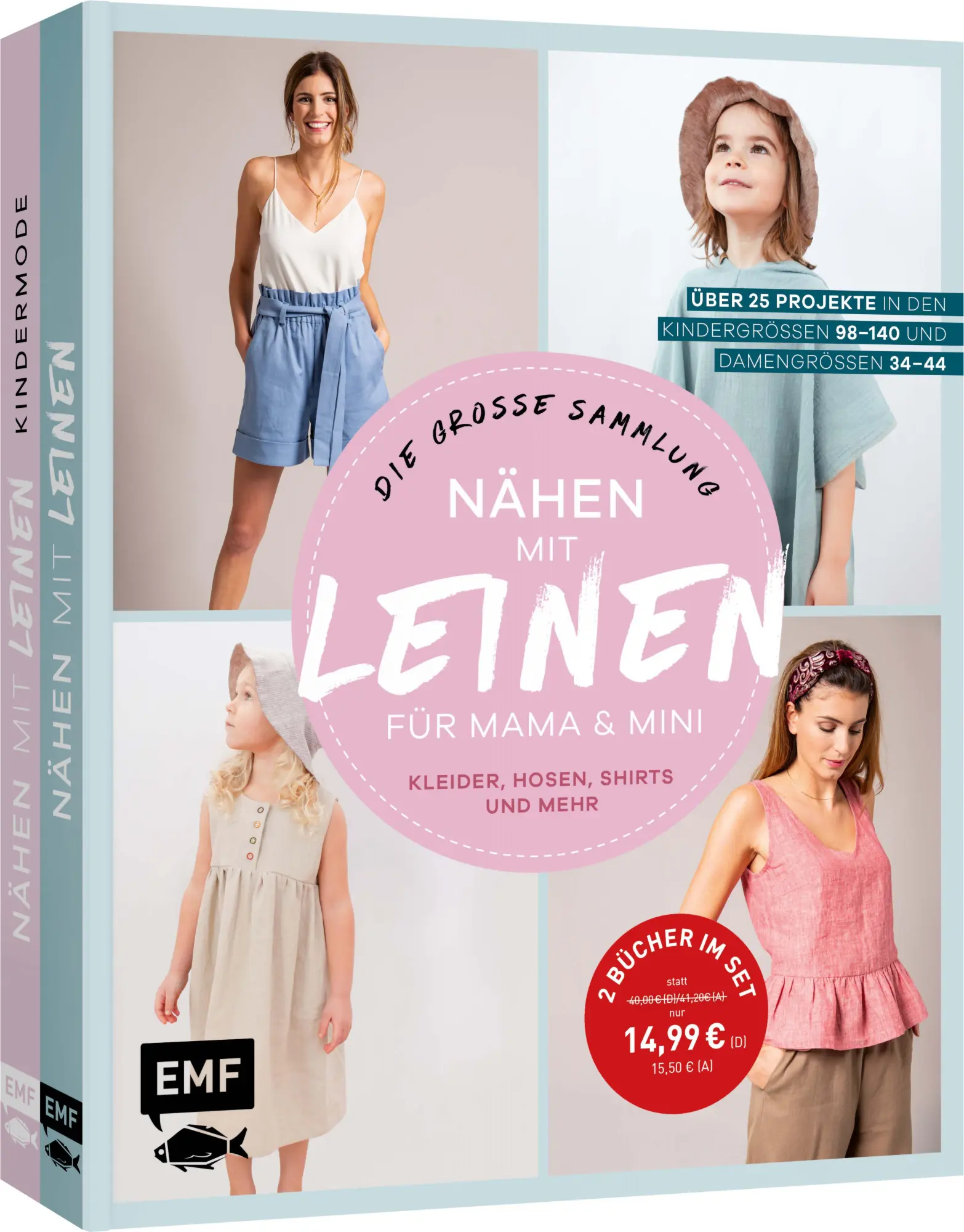 Cover: 9783745933017 | Nähen mit Leinen für Mama und Mini - die große Sammlung mit über 25...