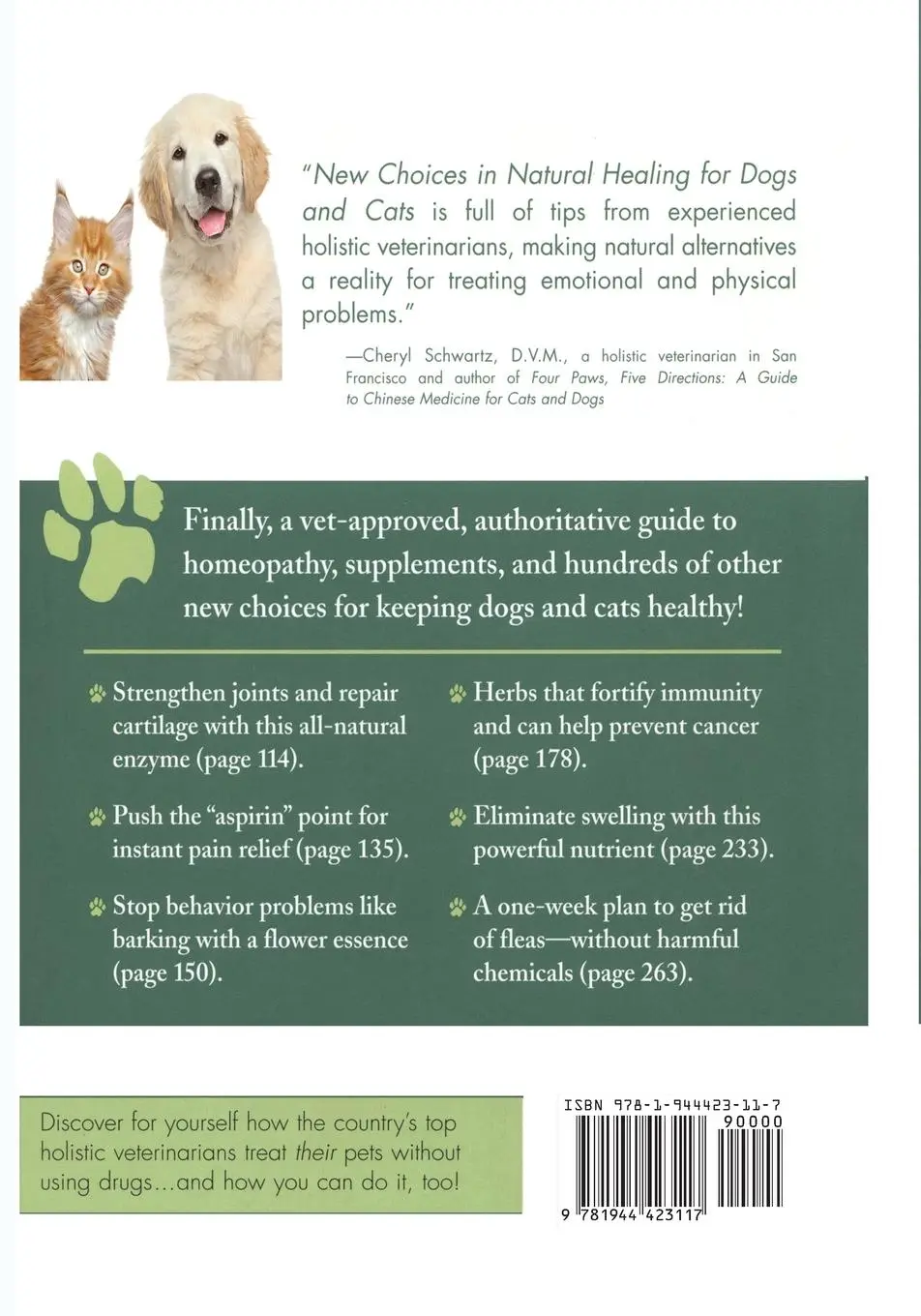 Rückseite: 9781944423117 | New Choices in Natural Healing for Dogs &amp; Cats | Amy Shojai | Buch