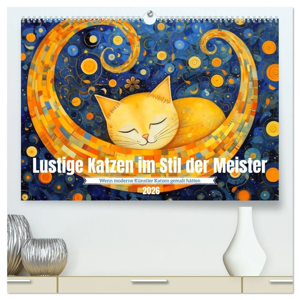 Cover: 9783457523117 | Lustige Katzen im Stil der Meister (hochwertiger Premium...