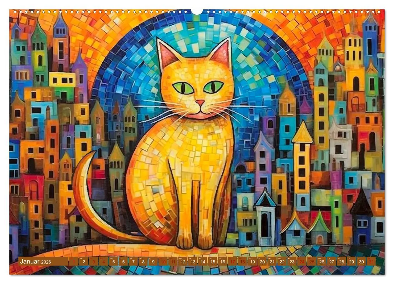 Bild: 9783457523117 | Lustige Katzen im Stil der Meister (hochwertiger Premium...