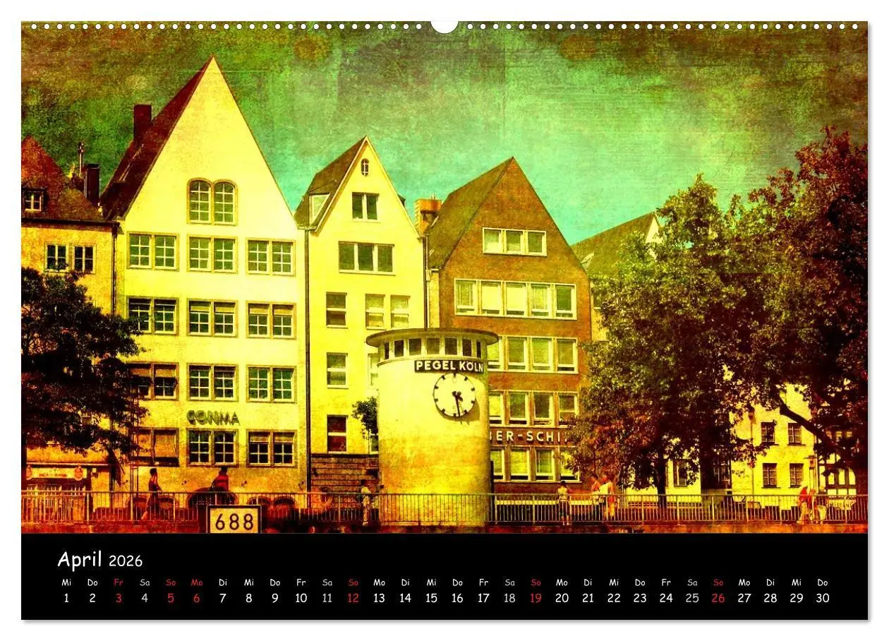 Bild: 9783516233117 | Köln (Wandkalender 2026 DIN A2 quer), CALVENDO Monatskalender | 2026