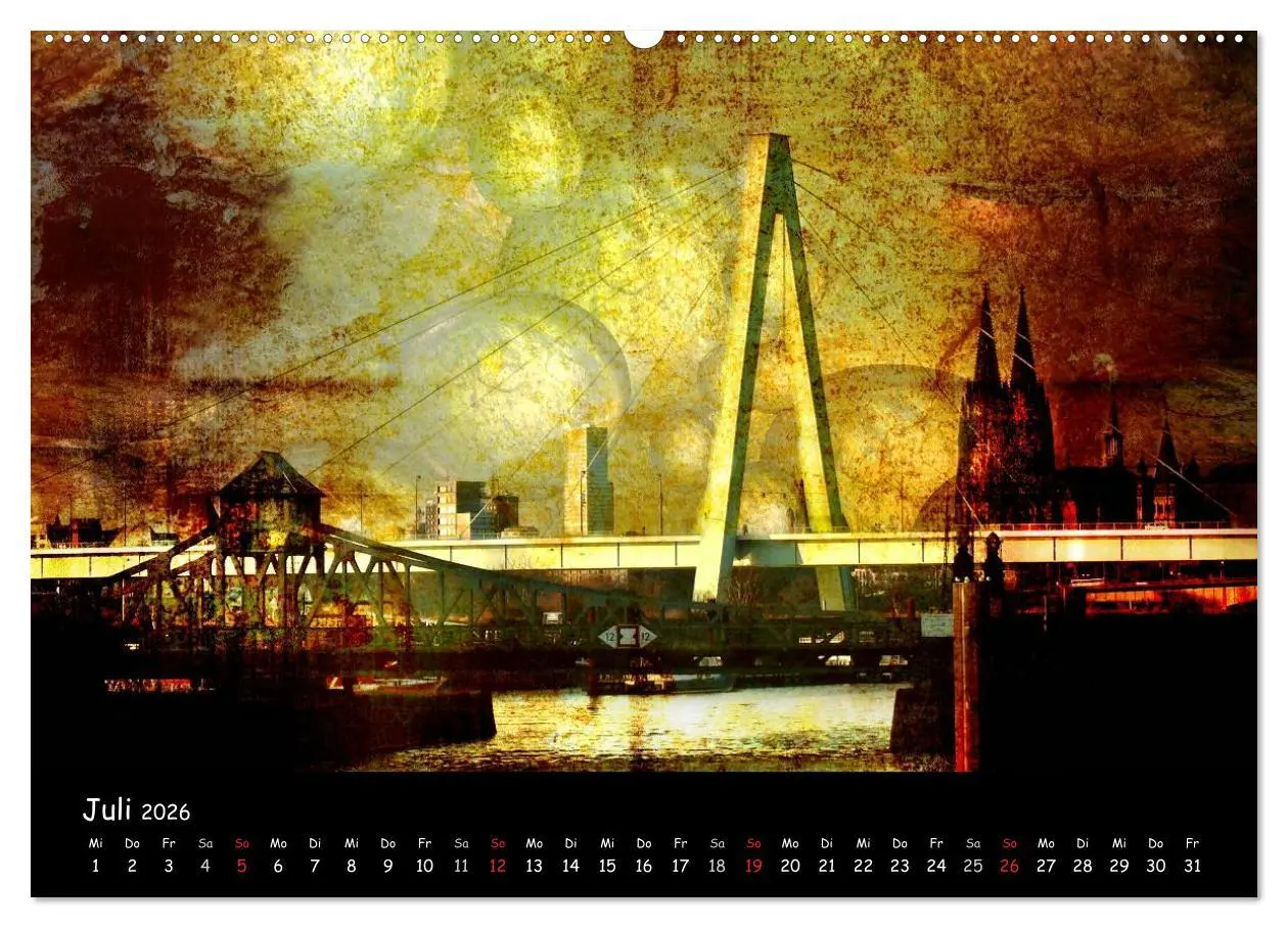 Bild: 9783516233117 | Köln (Wandkalender 2026 DIN A2 quer), CALVENDO Monatskalender | 2026