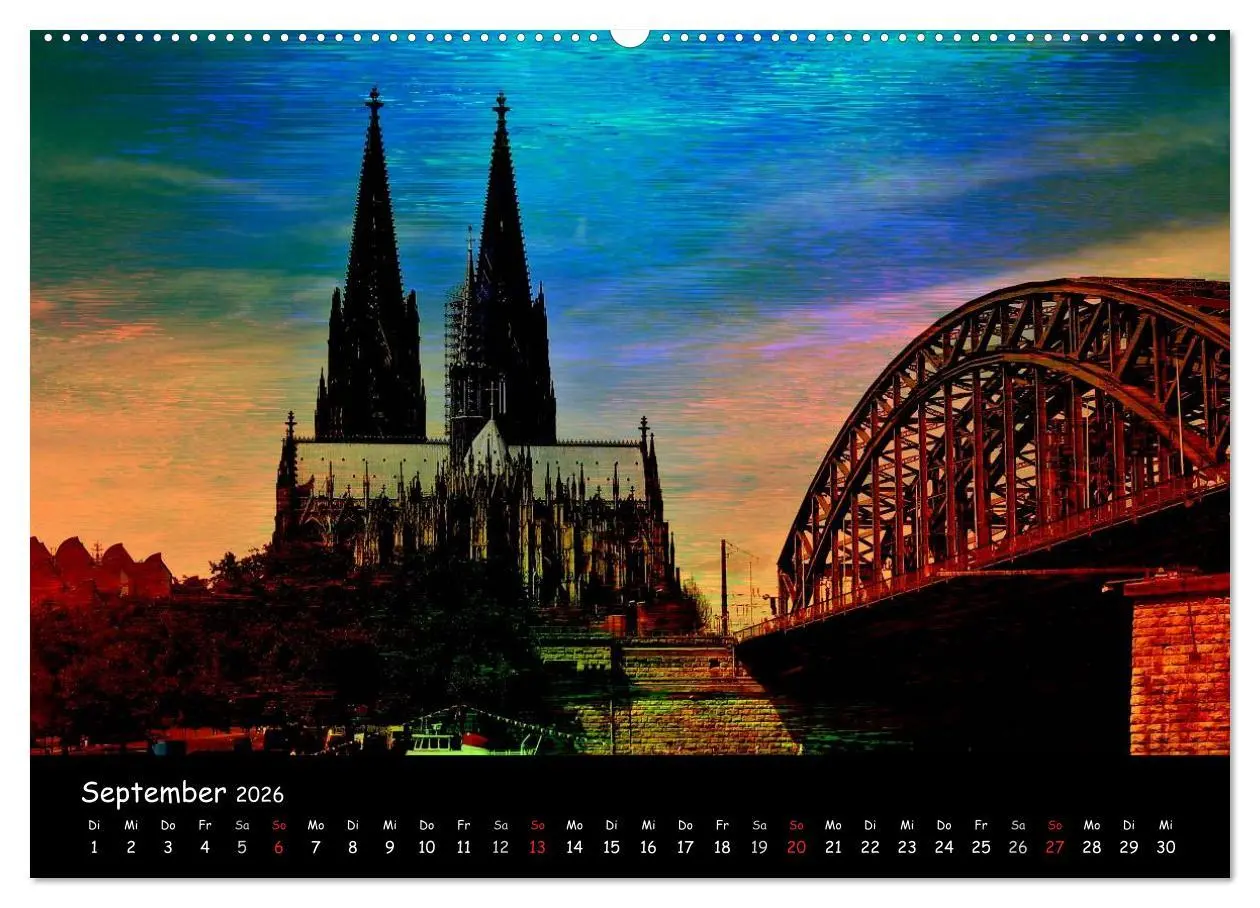 Bild: 9783516233117 | Köln (Wandkalender 2026 DIN A2 quer), CALVENDO Monatskalender | 2026
