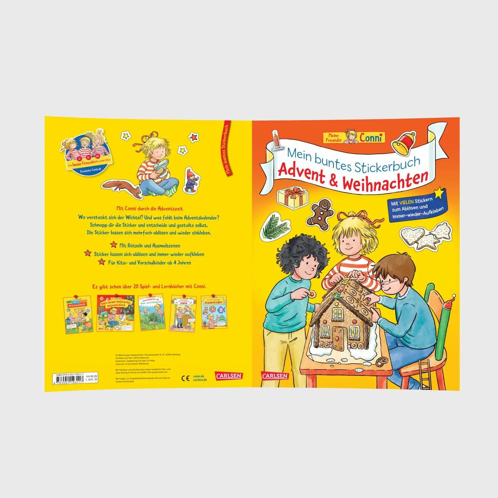 Bild: 9783551193117 | Conni Gelbe Reihe (Beschäftigungsbuch): Mein buntes...