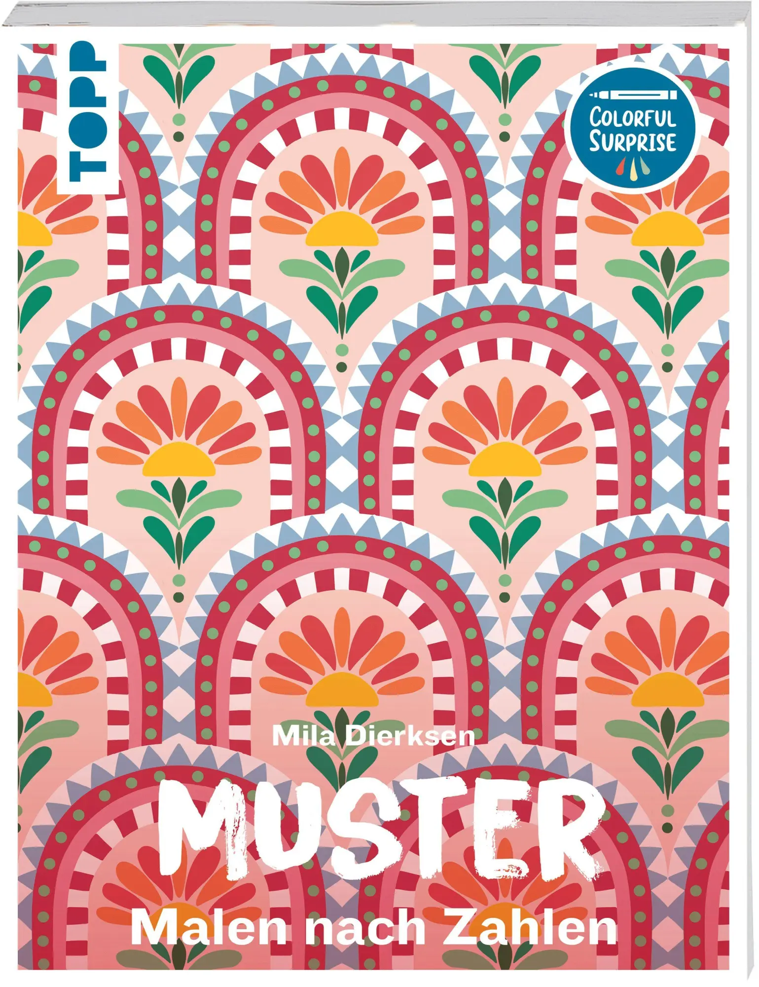 Cover: 9783735883117 | Colorful Surprise - Muster | Malen nach Zahlen | Mila Dierksen | Buch