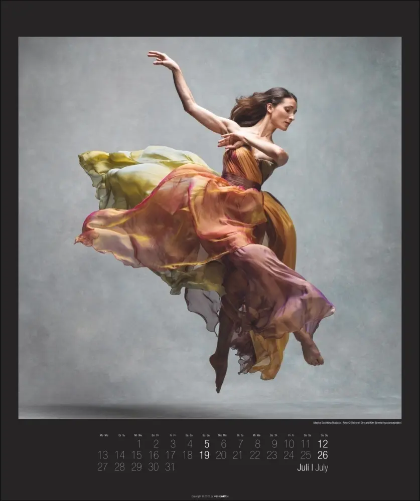 Bild: 9783839903117 | The Art of Movement Kalender 2026 | Ken Browar | Kalender | 14 S.