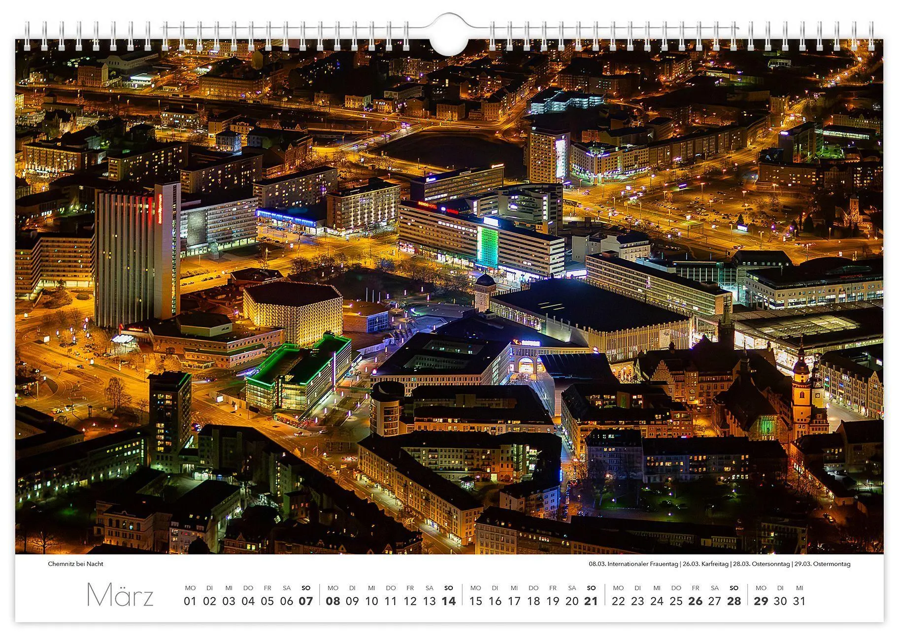 Bild: 9783912303117 | Kalender Sachsen von oben 2027 - Luftaufnahmen | Peter Schubert | 2027