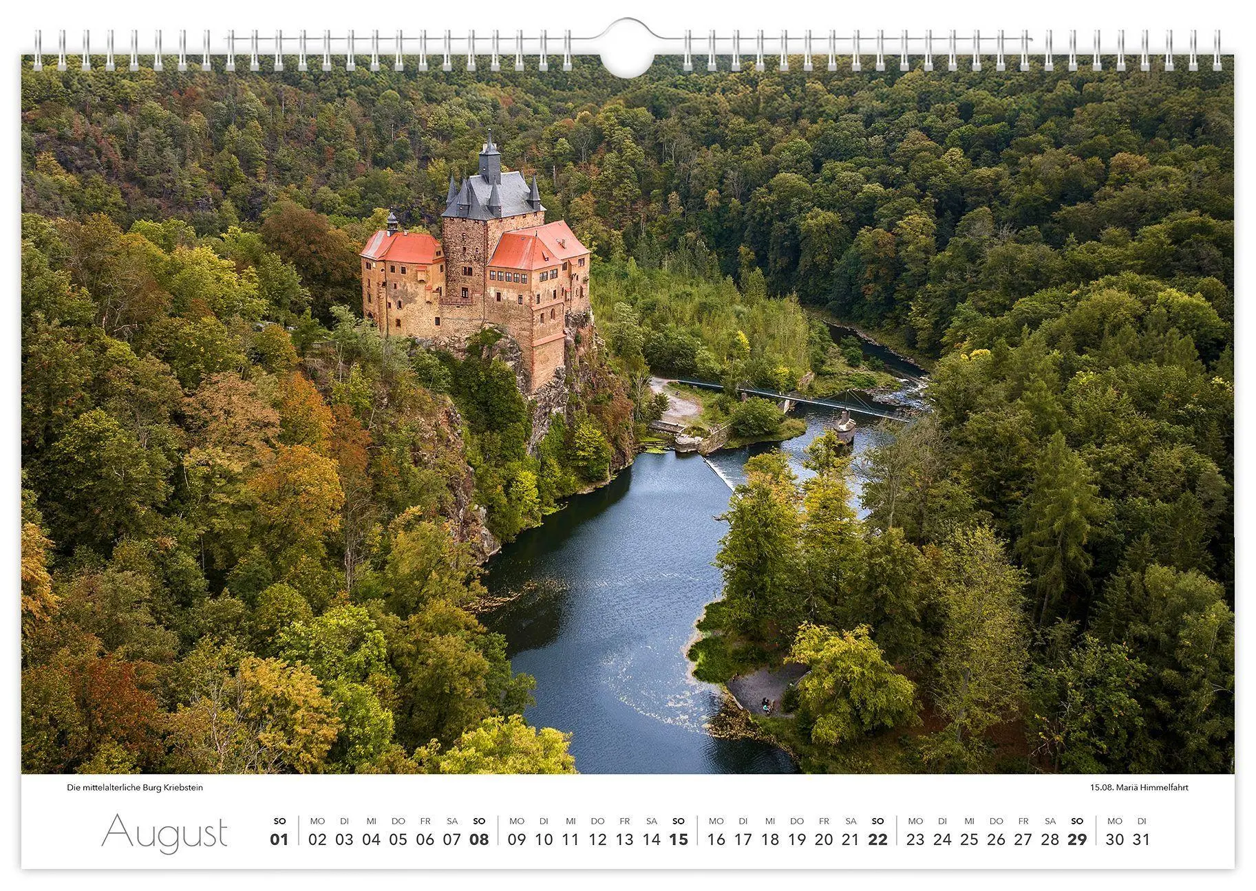 Bild: 9783912303117 | Kalender Sachsen von oben 2027 - Luftaufnahmen | Peter Schubert | 2027