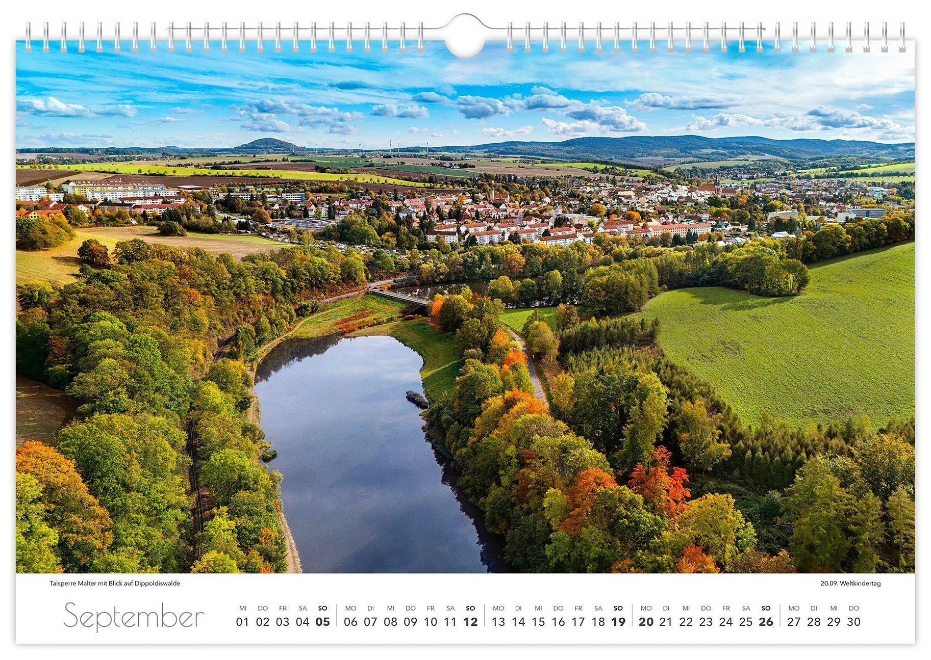 Bild: 9783912303117 | Kalender Sachsen von oben 2027 - Luftaufnahmen | Peter Schubert | 2027