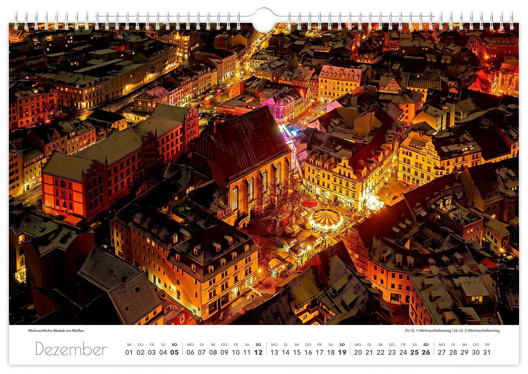 Bild: 9783912303117 | Kalender Sachsen von oben 2027 - Luftaufnahmen | Peter Schubert | 2027
