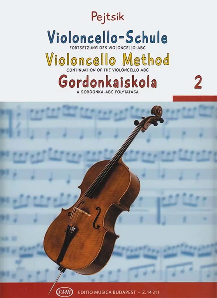 Cover: 9790080143117 | Violoncello ABC 2 | Continuation of the violoncello ABC | Pejtsik