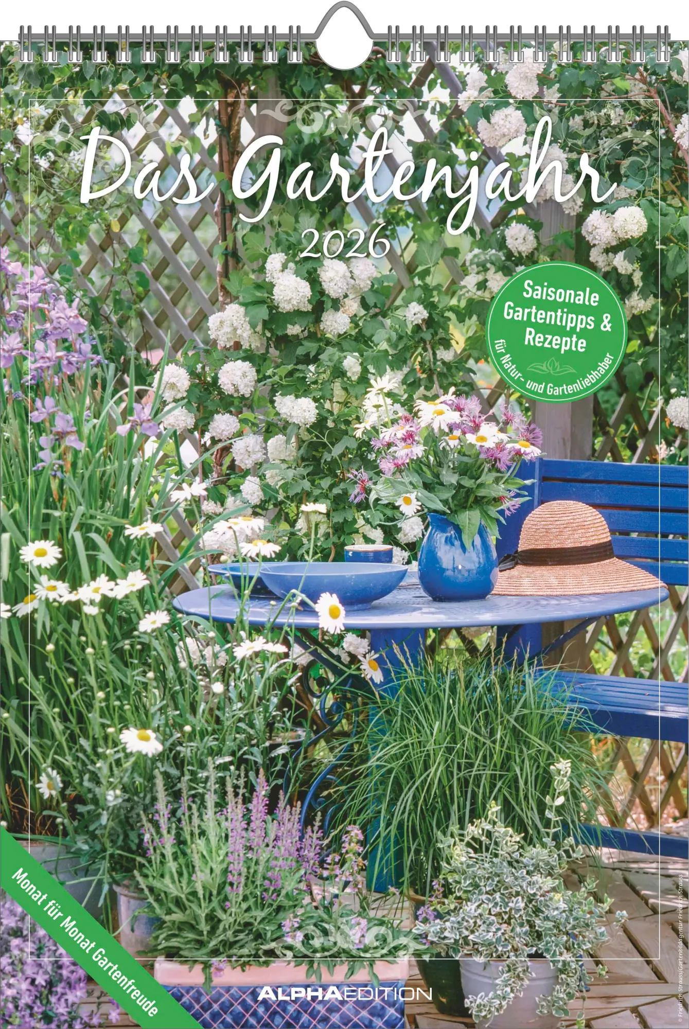 Cover: 4069095003217 | Das Gartenjahr 2026 - Bildkalender 23,7x34 cm - mit saisonalen...