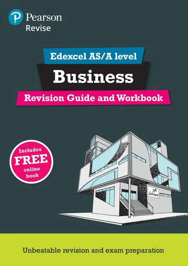 Cover: 9781292213217 | Pearson REVISE Edexcel AS/A level Business Revision Guide &amp;...
