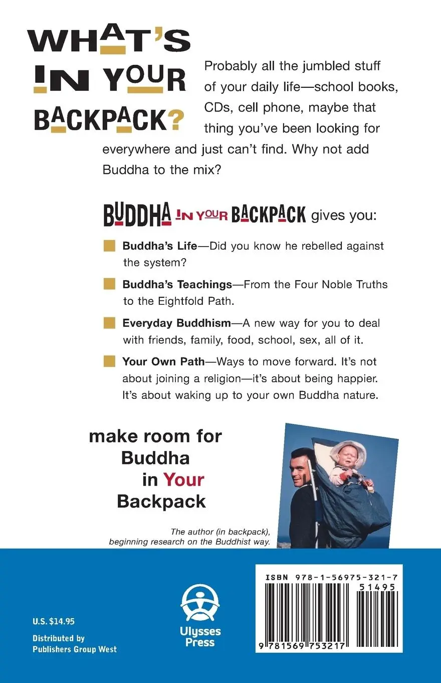 Rückseite: 9781569753217 | Buddha in Your Backpack | Everyday Buddhism for Teens | Franz Metcalf