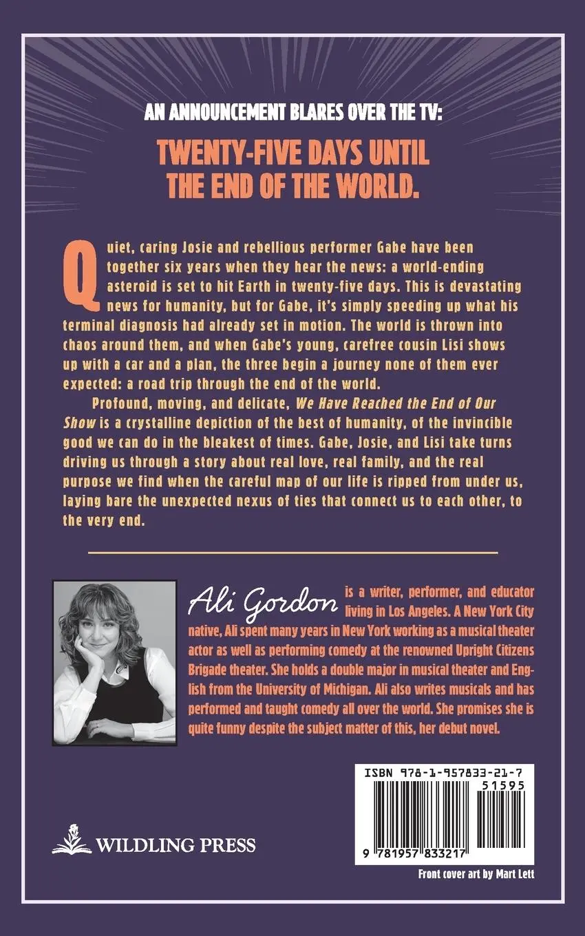 Rückseite: 9781957833217 | We Have Reached the End of Our Show | Ali Gordon | Taschenbuch | 2025