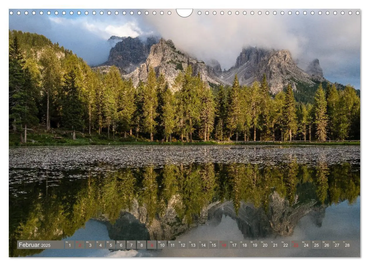 Bild: 9783435113217 | Traumplätze in den Dolomiten (Wandkalender 2025 DIN A3 quer),...
