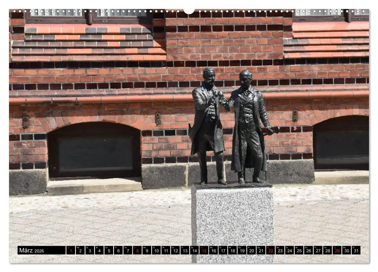 Bild: 9783457823217 | Grabow - Fachwerkstadt an der Elde (Wandkalender 2026 DIN A2 quer),...