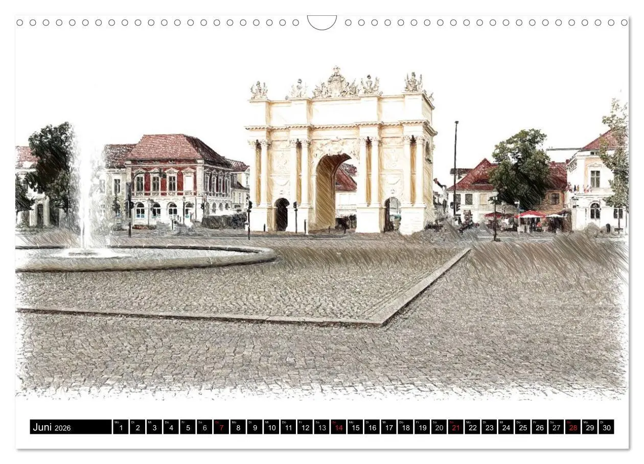Bild: 9783516153217 | Potsdam Kalender (Wandkalender 2026 DIN A3 quer), CALVENDO...