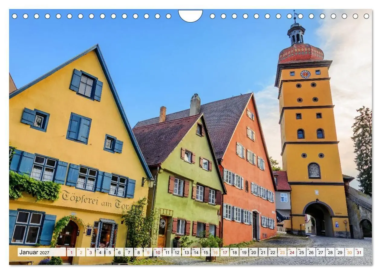 Bild: 9783516773217 | Dinkelsbühl - Zwölf Momente in der Altstadt (Wandkalender 2027 DIN...