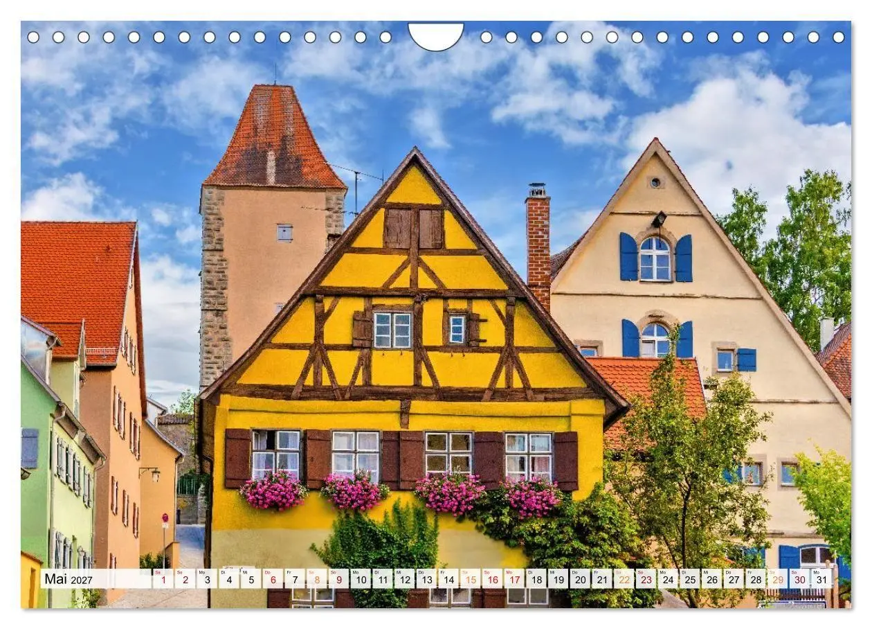 Bild: 9783516773217 | Dinkelsbühl - Zwölf Momente in der Altstadt (Wandkalender 2027 DIN...