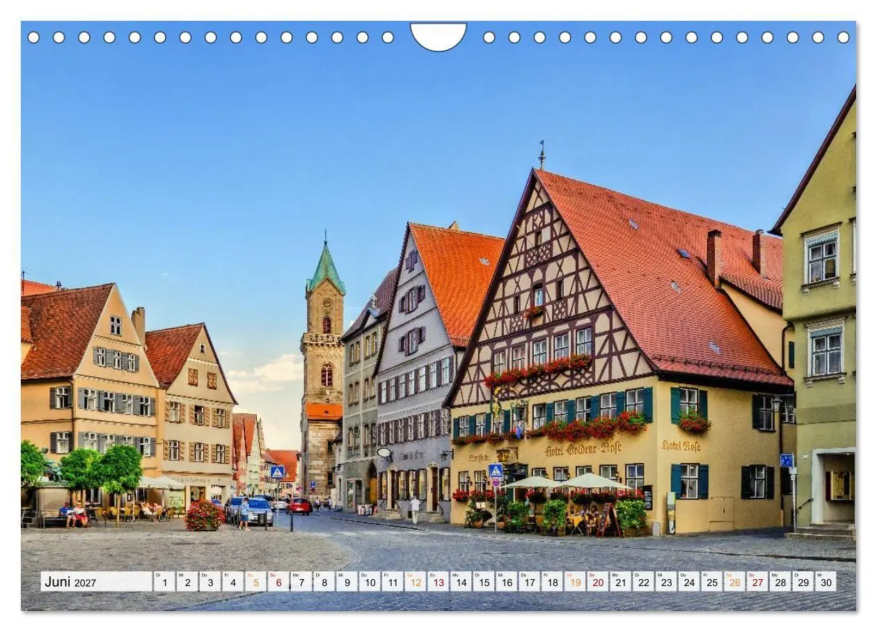 Bild: 9783516773217 | Dinkelsbühl - Zwölf Momente in der Altstadt (Wandkalender 2027 DIN...