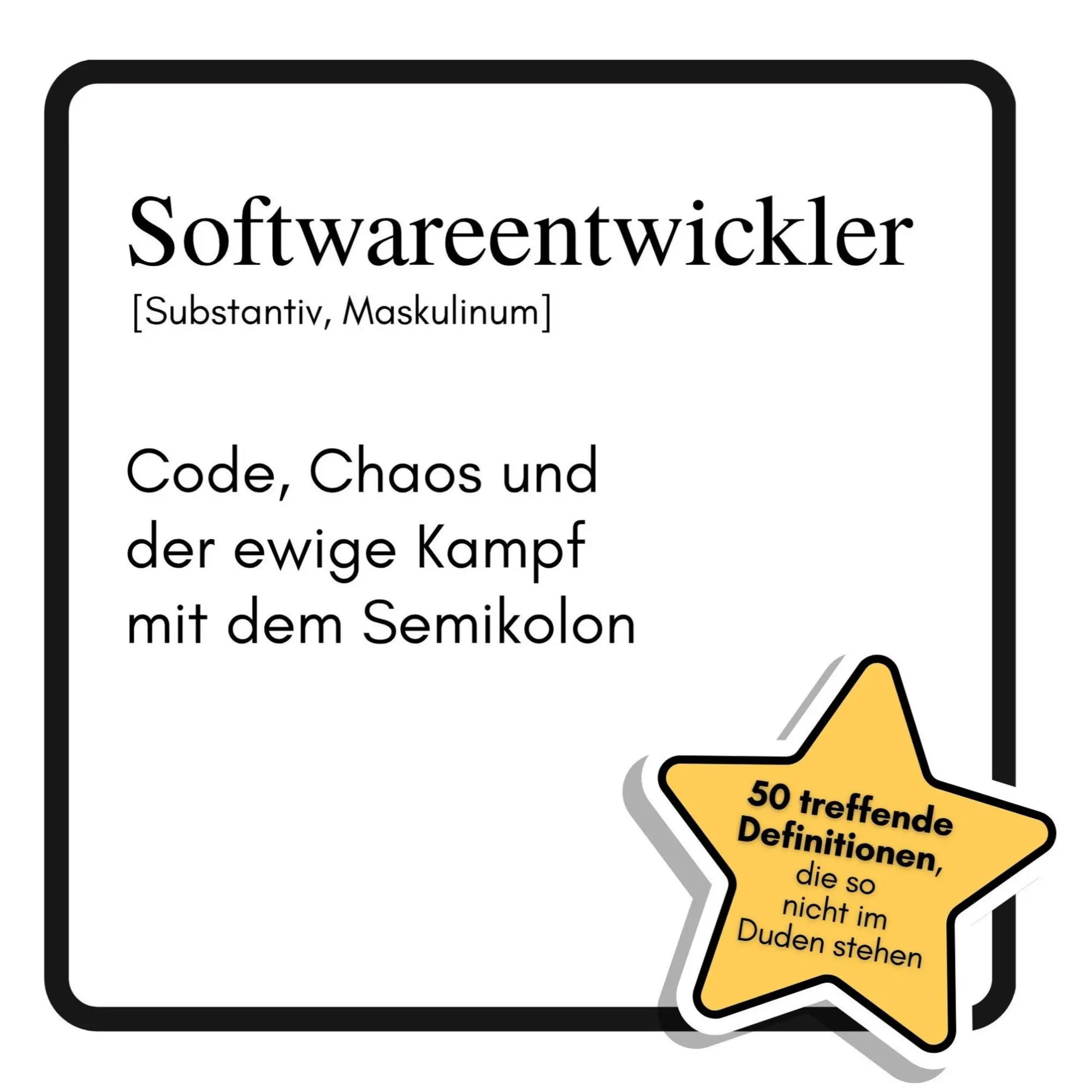 Cover: 9783759183217 | Softwareentwickler | Code, Chaos und der ewige Kampf mit dem Semikolon