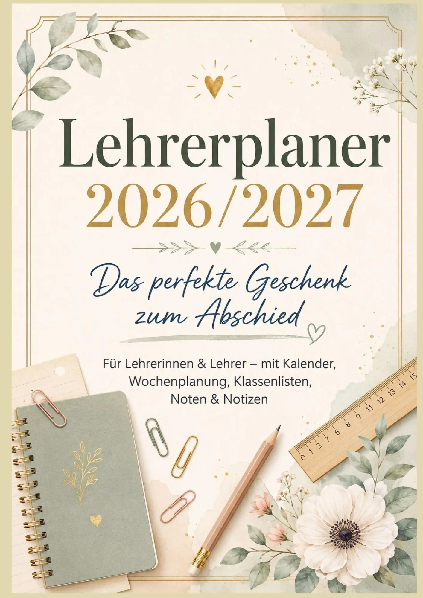 Cover: 9789403903217 | Lehrerplaner 2026/2027: Das perfekte Geschenk zum Abschied Für...