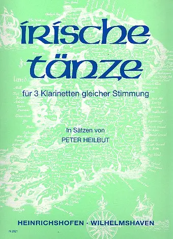 Cover: 9790204423217 | Irische Tänze für 3 Klarinetten gleicher Stimmung Partitur und Stimmen