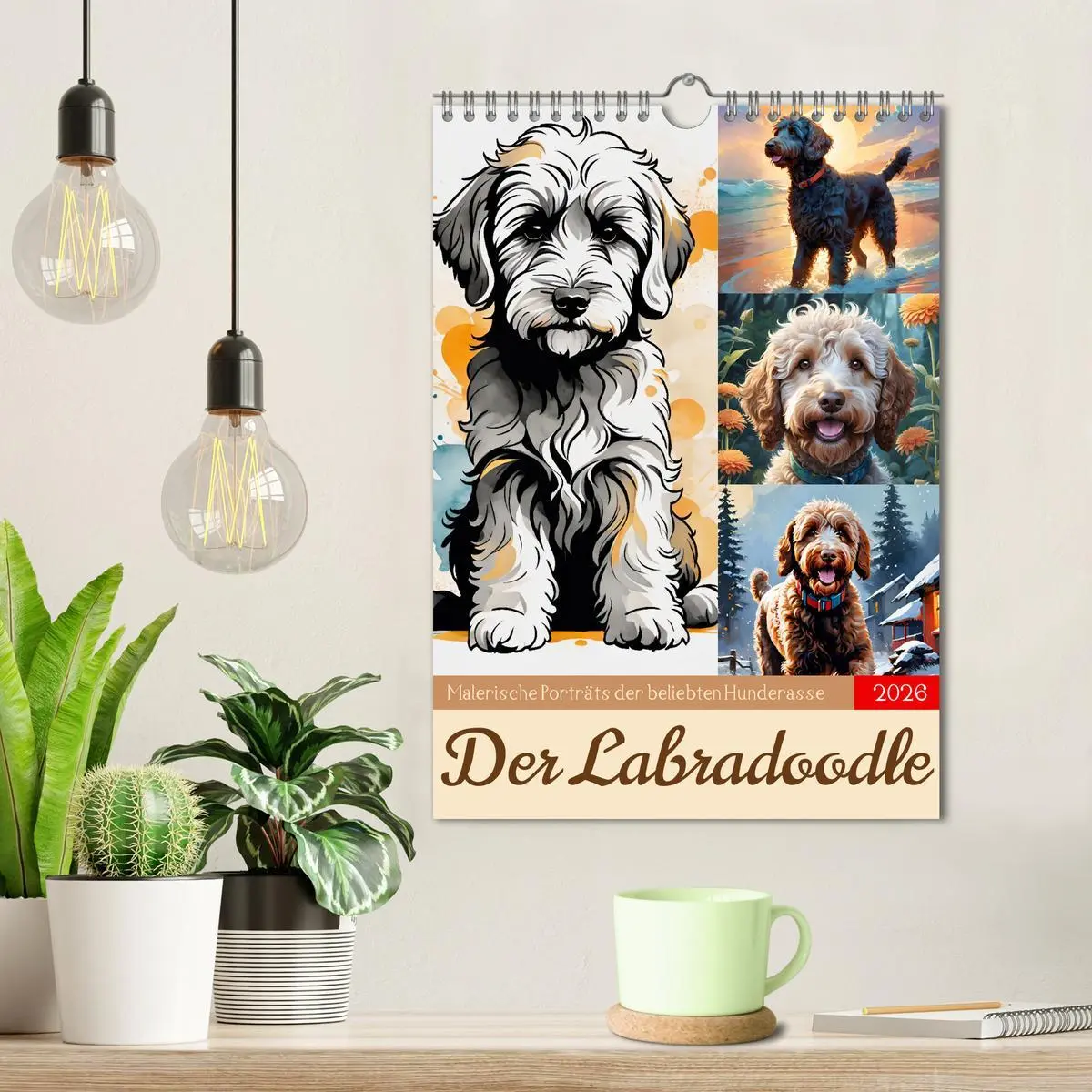 Bild: 9783457293317 | Der Labradoodle (Wandkalender 2026 DIN A4 hoch), CALVENDO...