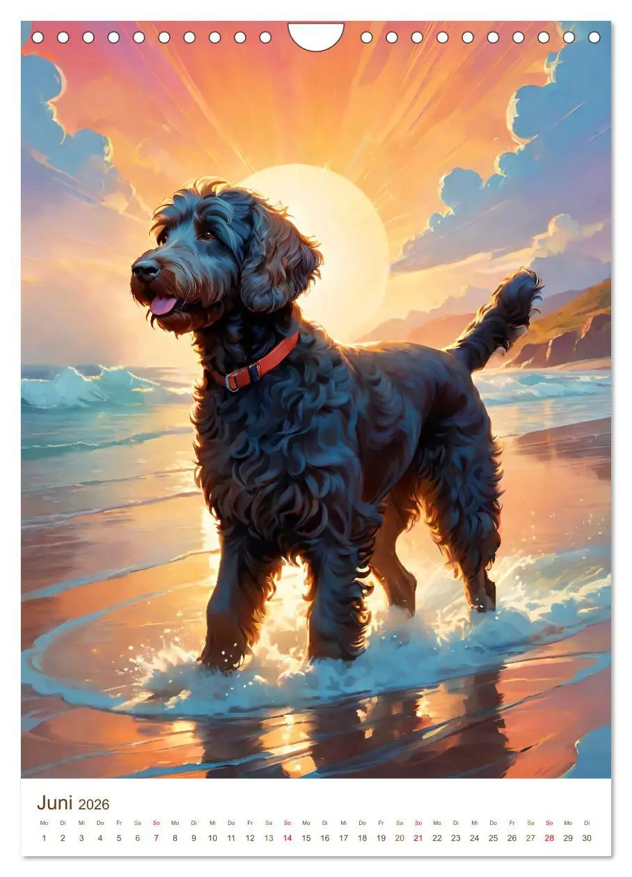 Bild: 9783457293317 | Der Labradoodle (Wandkalender 2026 DIN A4 hoch), CALVENDO...
