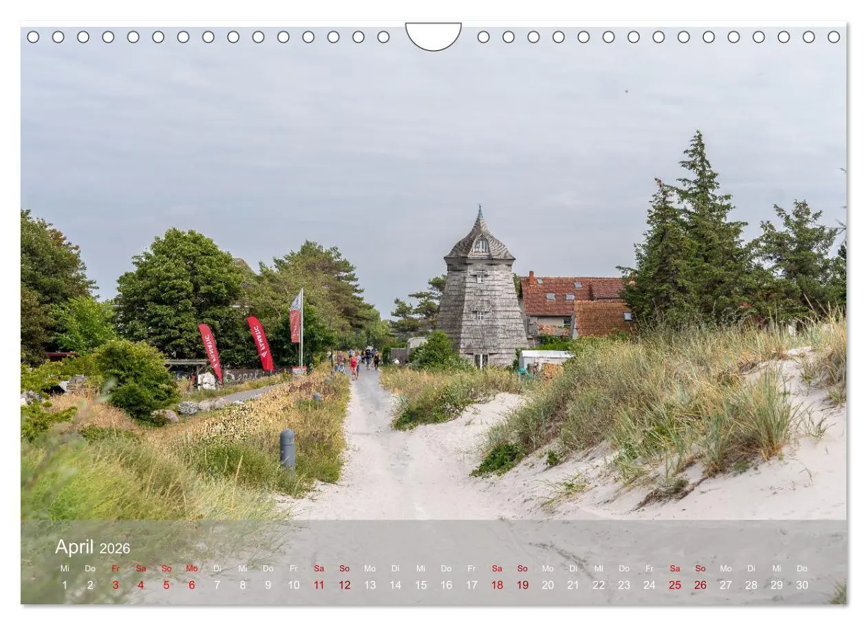 Bild: 9783457363317 | Inseelfeeling - Hiddensee (Wandkalender 2026 DIN A4 quer), CALVENDO...