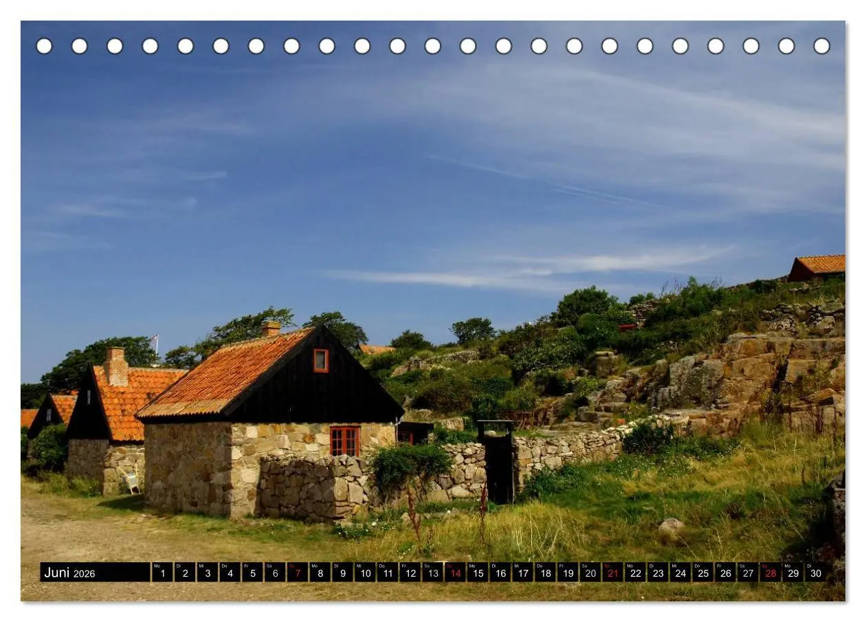 Bild: 9783516073317 | Bornholm - Dänemark (Tischkalender 2026 DIN A5 quer), CALVENDO...