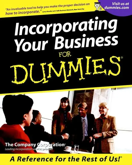 Cover: 9780764553417 | Incorporating Your Business for Dummies | The Company Corporation