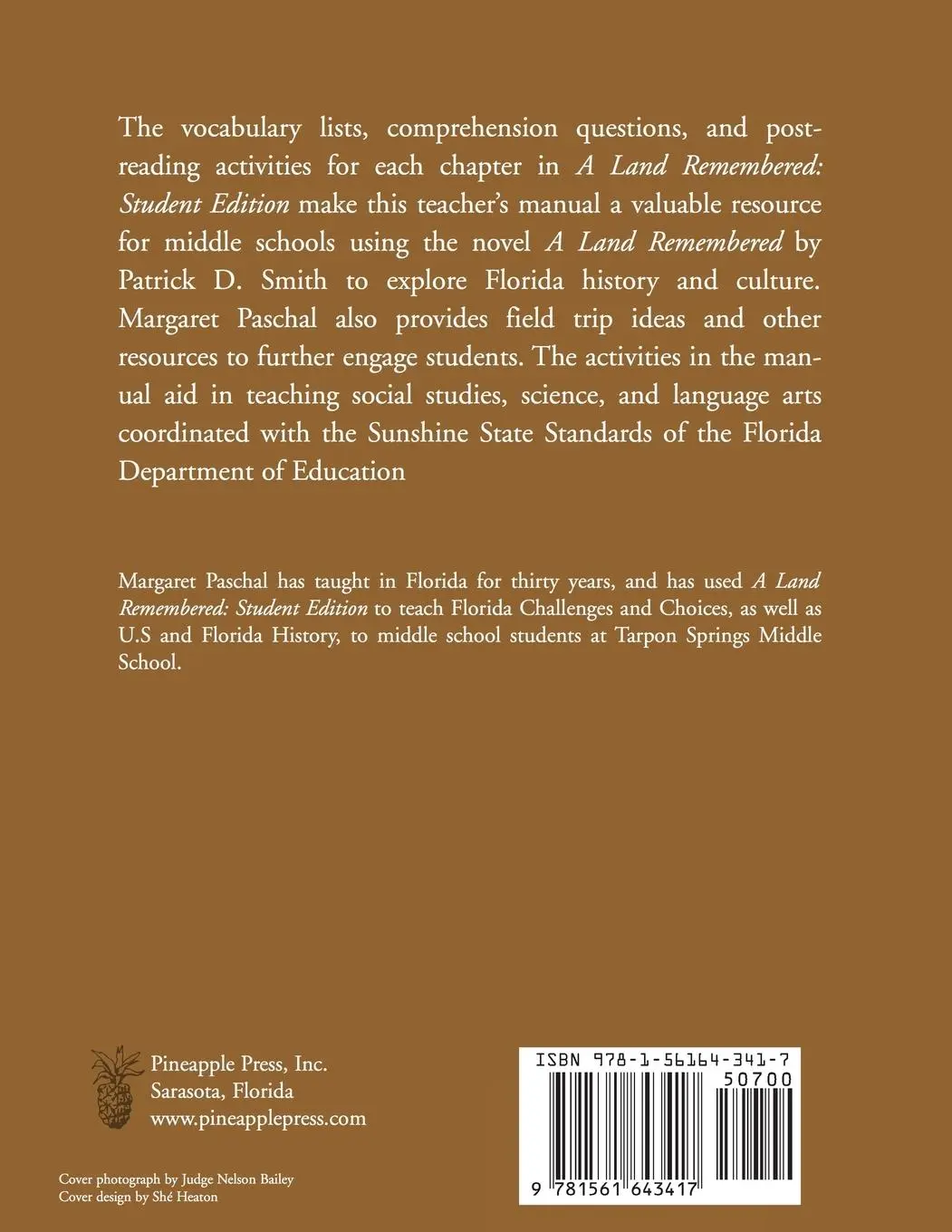 Rückseite: 9781561643417 | Middle School Teacher Plans and Resources for A Land Remembered | Buch
