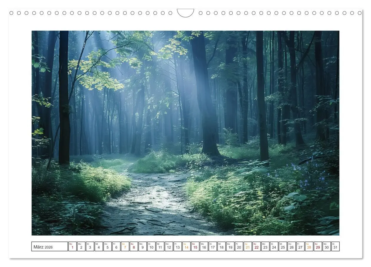 Bild: 9783457423417 | Mystische Wege (Wandkalender 2026 DIN A3 quer), CALVENDO...