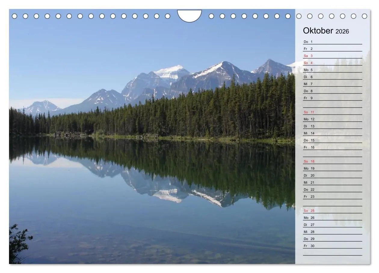Bild: 9783457973417 | Rocky Mountains 2026 (Wandkalender 2026 DIN A4 quer), CALVENDO...
