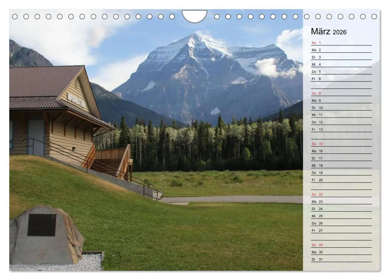 Bild: 9783457973417 | Rocky Mountains 2026 (Wandkalender 2026 DIN A4 quer), CALVENDO...