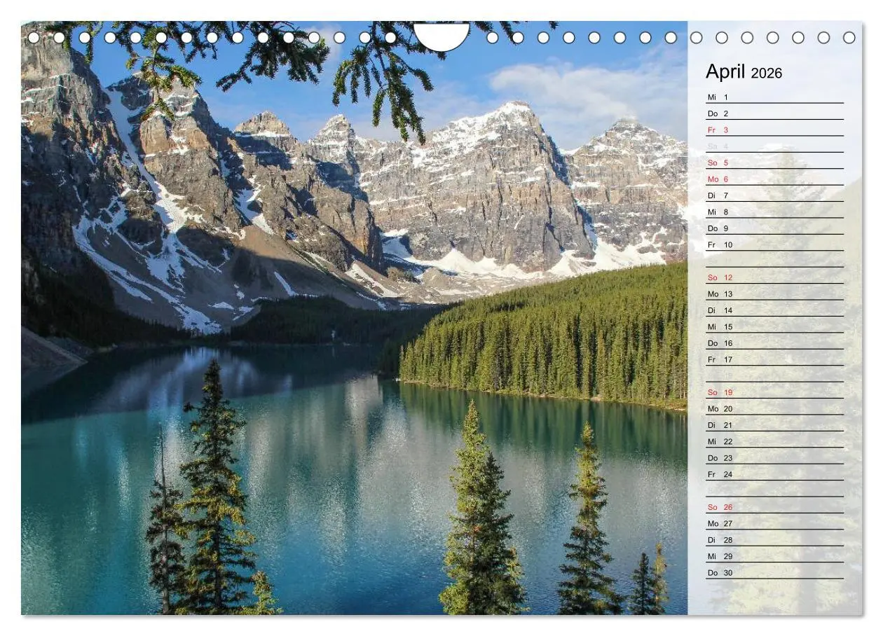 Bild: 9783457973417 | Rocky Mountains 2026 (Wandkalender 2026 DIN A4 quer), CALVENDO...