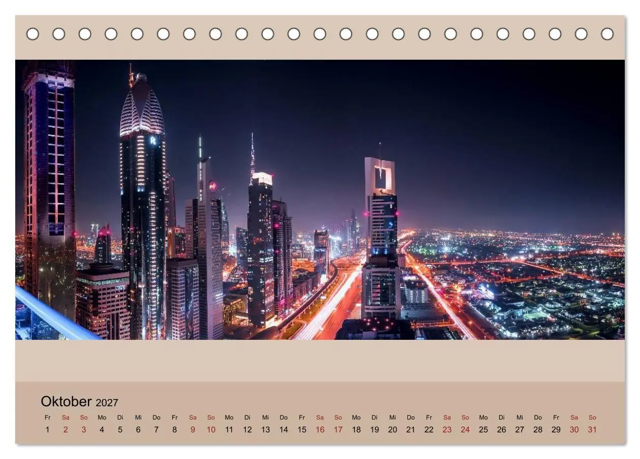 Bild: 9783569913417 | Impressions of Dubai 2027 (Tischkalender 2027 DIN A5 quer),...
